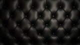 Fototapeta Sypialnia - Luxurious Black Leather Wallpaper Emphasizing Diamond Pattern Texture