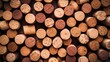 Variety of Wine Corks Collection - Diverse Assortment of Cork Stoppers for Bottles