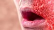 © Maelgoa - Gros plan sur une personne à la gorge inflammée » IA générative