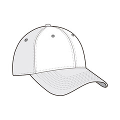 Sticker - 9Forty Adjustable Strap Baseball Cap Detailed Vector Design