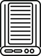 Power sun bank icon outline vector. Part controller. Heat grid roof cell charge
