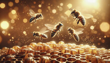 Bees At Work 