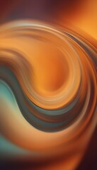 Wall Mural - Dynamic Abstract Swirls in Motion Background. Abstract background capturing the essence of movement with blurred, dynamic shapes and lines in a warm, flowing color scheme.