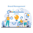 © inspiring.team - Marketing and sales concept. Flat vector illustration.