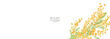 水彩画。水彩タッチのミモザベクターイラスト。春のミモザフレーム。ミモザの春背景。Watercolor painting. Mimosa vector illustration with watercolor touch. Spring mimosa frame. Mimosa spring background.