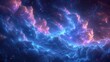 cosmic blue nebula majesty