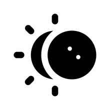 Eclipse Glyph Icon