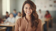 © Adolfo Perez Design - Teaching Radiance: Smiling Teacher Shines, Generative AI