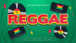 Colorful reggae 3d editable text effect - font style