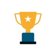 Trophy icon vector design templates simple and modern