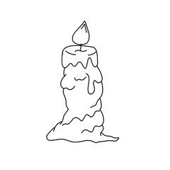 Poster - Candle doodle