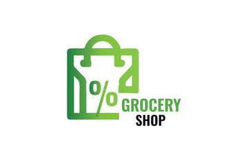 Wall Mural - grocery logo 