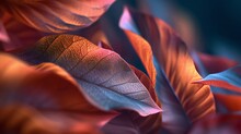 Tranquil Beech Symphony: Macro Shots Capturing Tranquility In Rhythmic Beech Leaves.