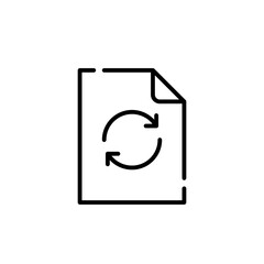 Wall Mural - file refresh. pixel perfect icon