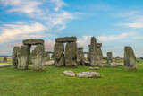 Fototapeta Mosty linowy / wiszący - View of Stonehenge monument in United Kingdom