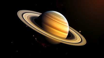 stunning winning photo of saturn's ring towers, concept of planetary rings