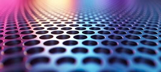 metal grid background