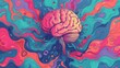 © CraftyImago - Brain damage with Alzheimer dementia Memory loss concept