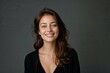 © Eric - Portrait of young pretty happy woman in studio