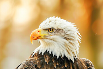 Wall Mural - Bald Eagle Haliaeetus leucocephalus, World Wildlife Day, March 