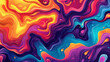Retro Groove Hippie Psychedelic Background from the 1970s.
