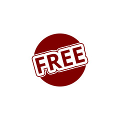 Poster - Free sign icon isolated on transparent background