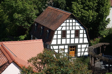 Poster - Fachwerkhaus in Lichtenberg