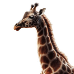 giraffe isolate on transparent background