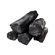 © Tohamina - Natural wood charcoal traditional charcoal isolated on transparent background