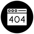 404 error Vector Icon Design Illustration