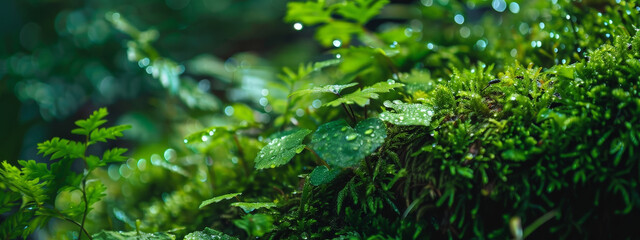 Wall Mural - nature, plant, green, leaf, fresh, summer, background, spring, environment