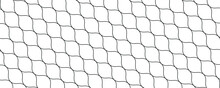 Mesh Texture For Fishing Nets. Seamless Pattern For Sportswear Or Soccer Goal, Volleyball Net, Basketball Hoop, Hockey, Athletics. Abstract Net Background For Sports.