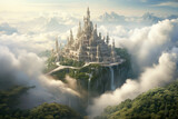 Fototapeta Londyn - palace above the clouds