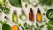 Naturkosmetik Natural Cosmetics Skincare Products Herbal Organic Beauty Wellness Spa Treatment, Generative Ai

