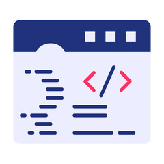  online code ide editor vector icon design, Webdesign and Development symbol, user interface or graphic sign, website engineering illustration, html standard markup language documents designed concept