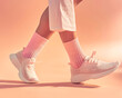 © Manu Prats - Active Lifestyle, Walking in Pink Athletic Shoes
