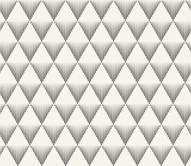 Wall Mural - vector seamless pattern. repeating geometric elements. stylish monochrome background design.