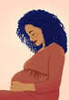 © ADDICTIVE STOCK - Serene pregnant woman embracing her belly
