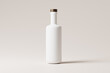 © pmvchamara - mockup set of a white ceramic or plastic bottle with matte finish