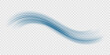 © A_stock - Wavy transparent curved lines in the form of a blue wave, dynamically flowing sea water in a large set of different contour shapes.