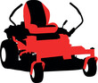 © urwa - zero turn Lawn mower Cut File, SVG file for Cricut and Silhouette , EPS , Vector, JPEG , Logo , T Shirt