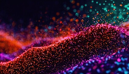 Wall Mural -  abstract particles dots background