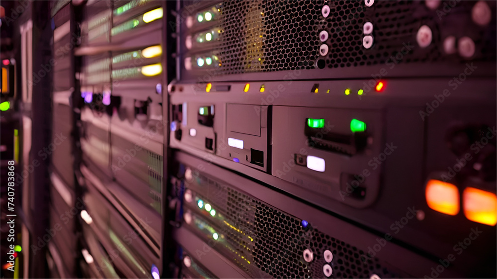 Monitor show information of network traffic and status of devices in ...
