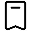bookmark icon, simple vector design