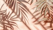 Elemento de design de sombra de folhas de palmeira