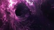 Black Hole Diffraction and Reflection in the Style of Dark Pink and Violet - Interstellar Nebulae Dark Atmosphere - Disintegrated Aurora Tinker Core Photobashing created with Generative AI Technology