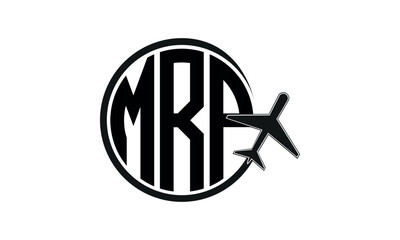MRP three initial letter circle tour & travel agency logo design vector template. hajj Umrah agency, abstract, wordmark, business, monogram, minimalist, brand, company, flat, tourism agency, tourist