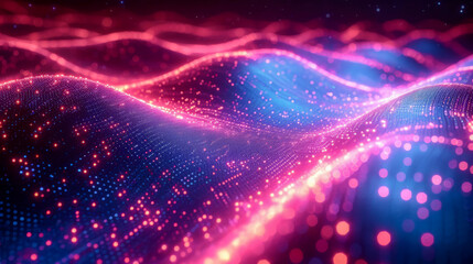 Wall Mural - abstract background with sound lights music wallpaper wave 