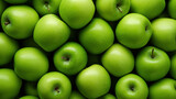 Fototapeta Dziecięca - green apples texture pattern background