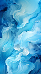 Wall Mural - Abstract Blue and White Swirls Background

